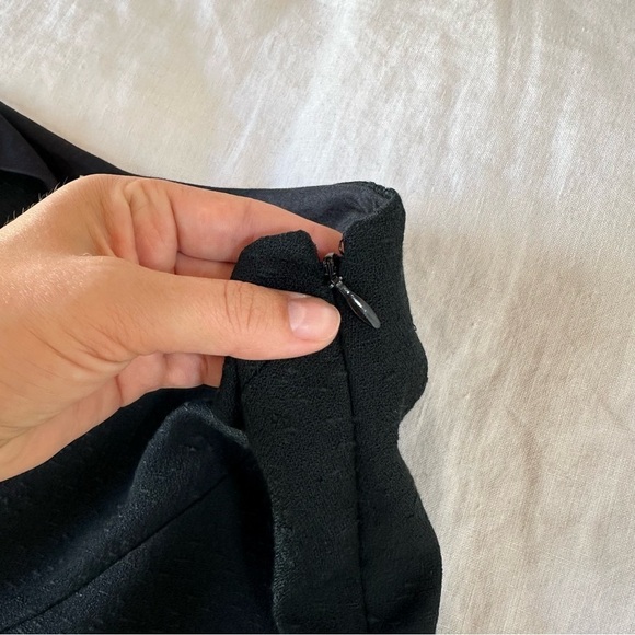 MOSCHINO Textured Flounce A Line Fit & Flare Pleated Skirt Size US 8 - Picture 6 of 9